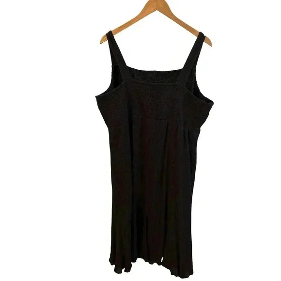 Lane Bryant Black Midi Dress with Straps Sundress Size 22 - Picture 2 of 8